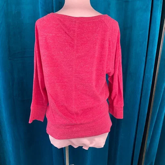 Nike Swoosh Logo Graphic Pullover Sweatshirt Pink - Picture 5 of 5